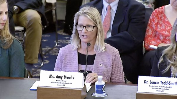 Amy Brooks testifies in front of the U.S. Senate