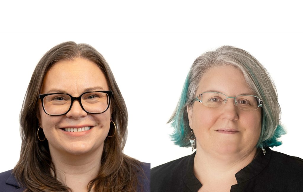 Sarah Robinson and Kim Cooper