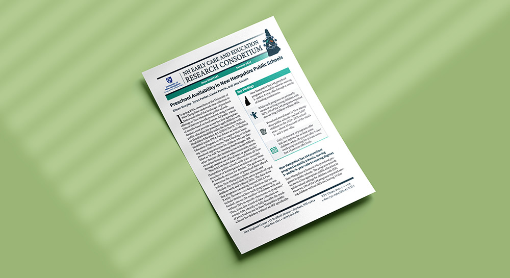 A photo of the print version of the Carsey Report