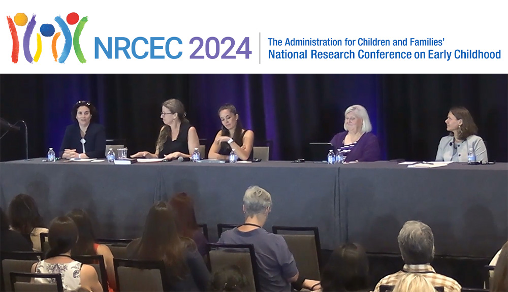 Sara Vecchiotti at the 2024 National Research Conference on Early Childhood